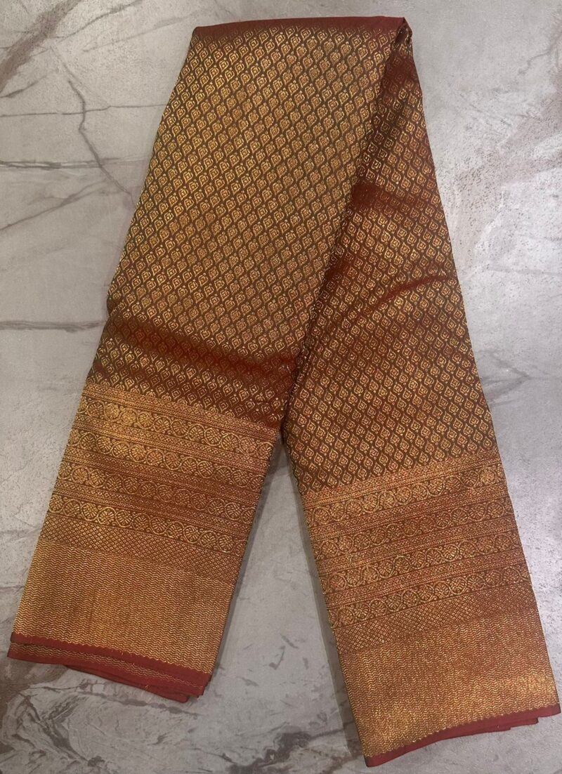 Pure Kanchipuram silk - Image 3