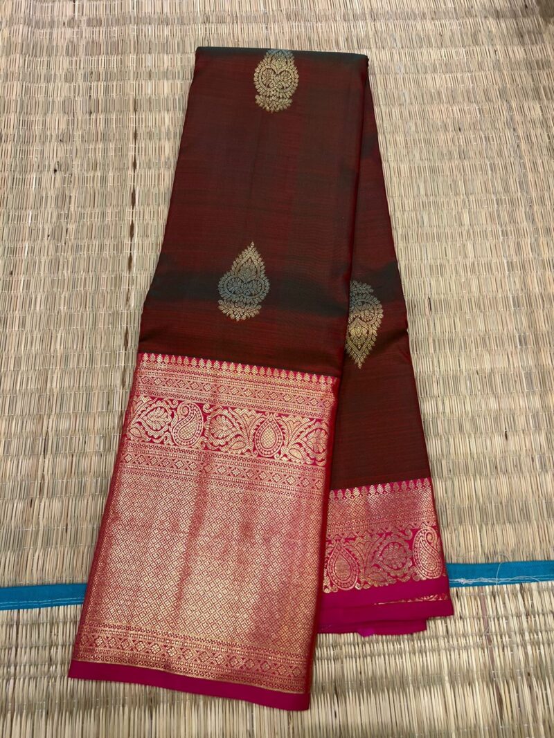 Pure Kanchipuram silk - Image 3