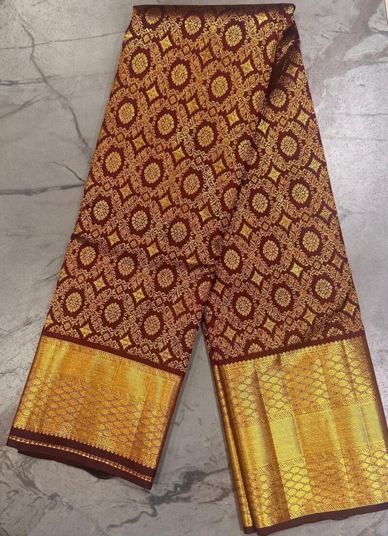 Pure Kanchipuram bridal silk