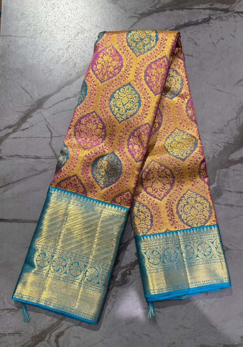 Bridal Pure jari  kanchipuram silk