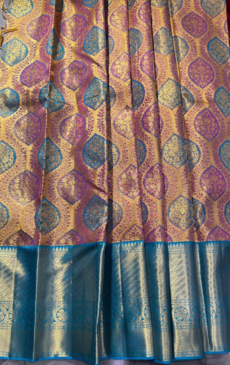 Bridal Pure jari  kanchipuram silk - Image 2