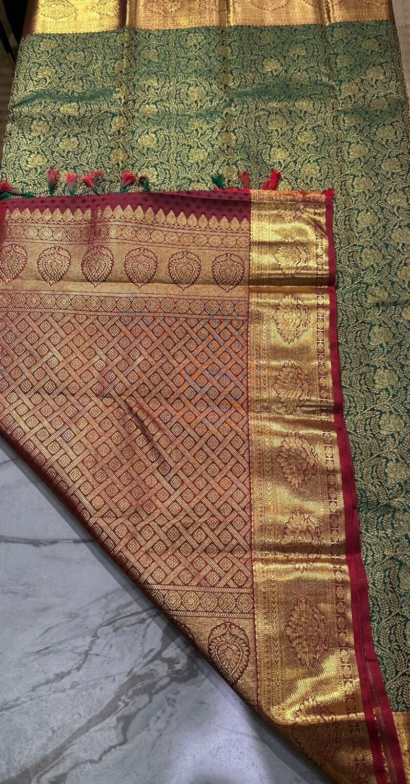 Bridal Pure jari kanchipuram silk - Image 2