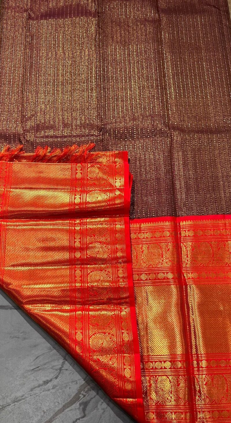 Bridal Pure kanchipuram silk - Image 3